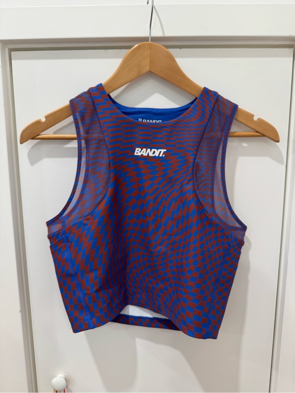 Bandit Stamina™ Lyra Race Crop - Deep Peri Blue with Rust